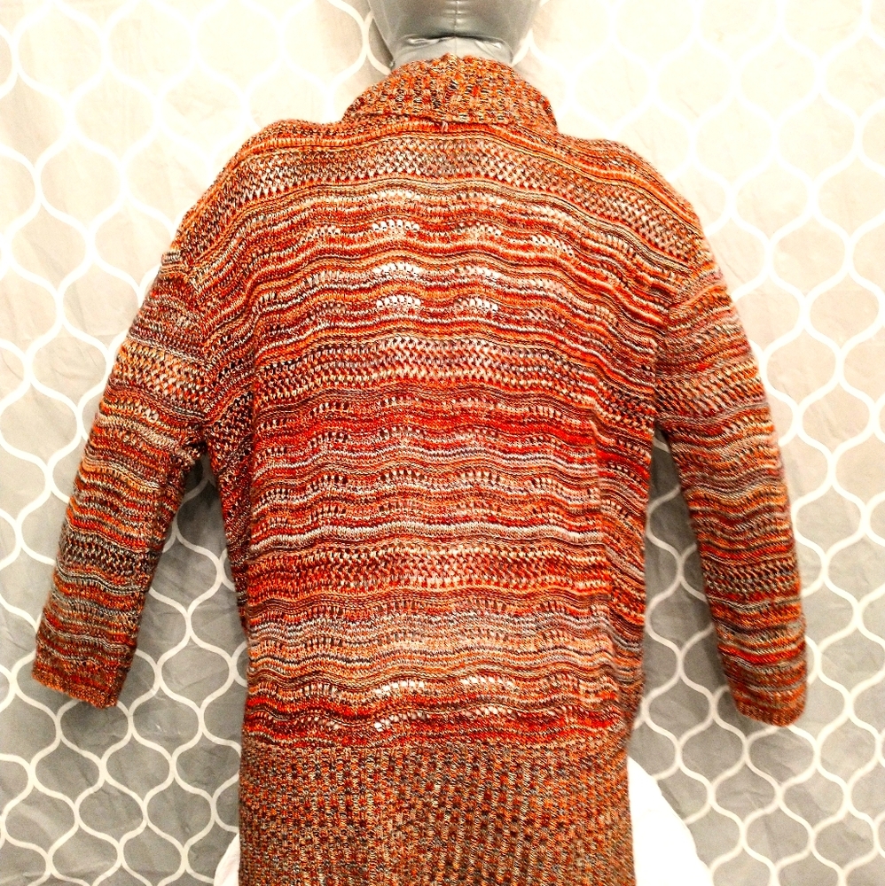 Multi-Colored Cardigan Sweater